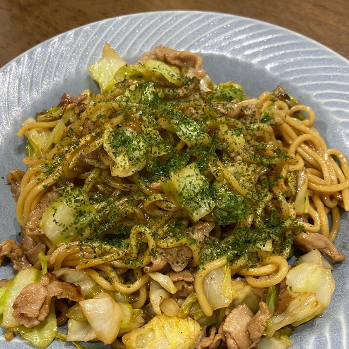 シンプルな私のこだわり焼きそば